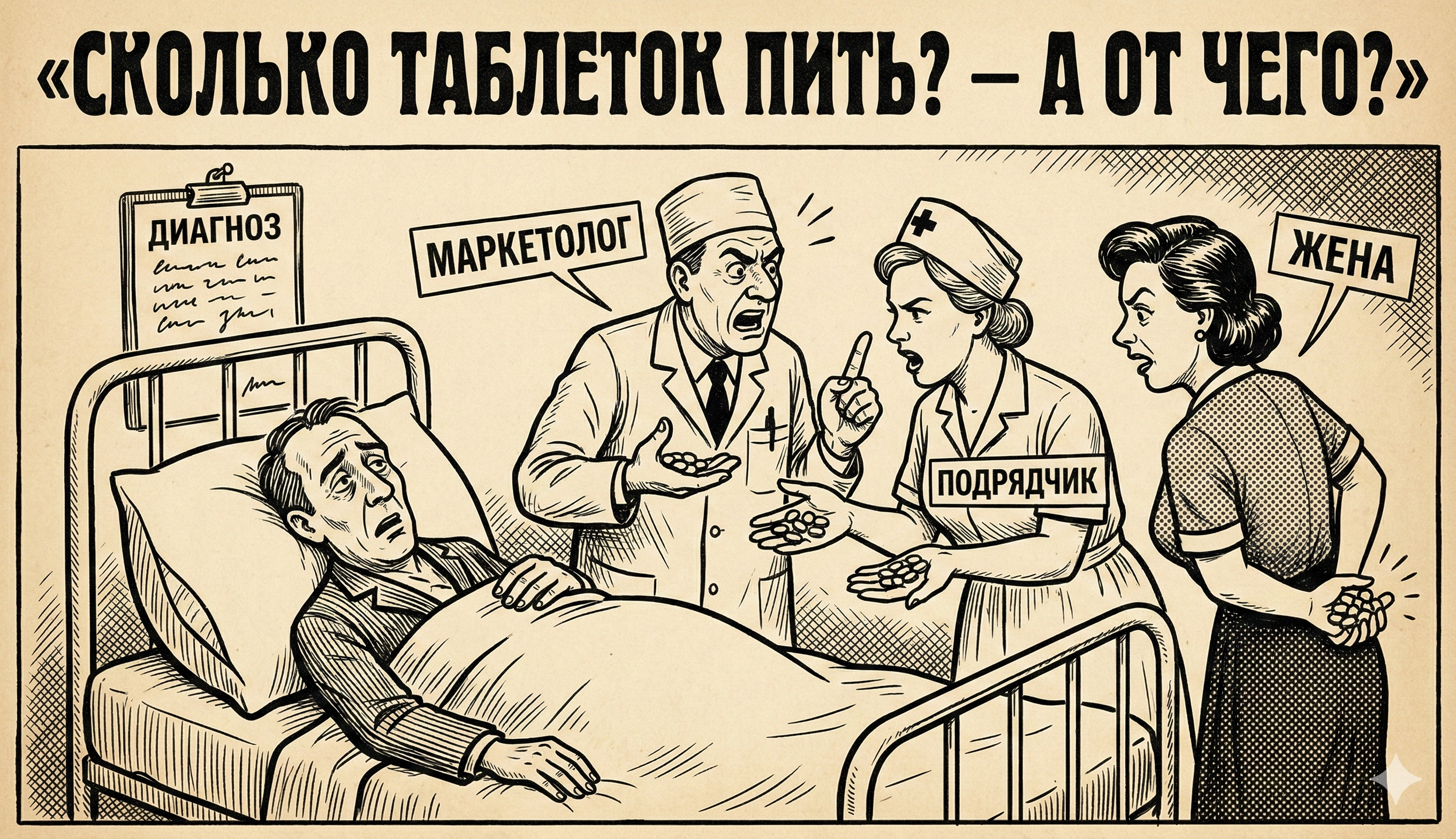 Все спорят сколько таблеток пить, никто не смотрит диагноз — аналогия бюджета на маркетинг